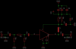 Schematic of the PCB