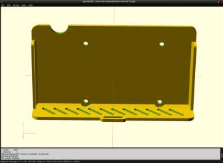 felix-3d-printer-case-extension-odroidc1-openscad-front