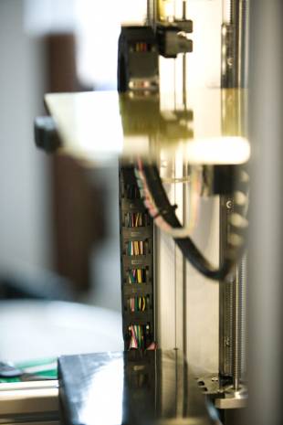 Felix 3D Printer Bed Cable Transport Chain