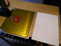 Cutting the Main Part out of Insulfrax Felt