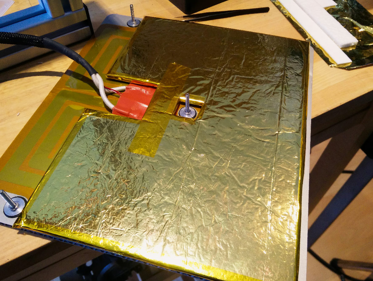 Main Part of the Heat-Shield in place