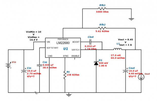 Schematic of PSU